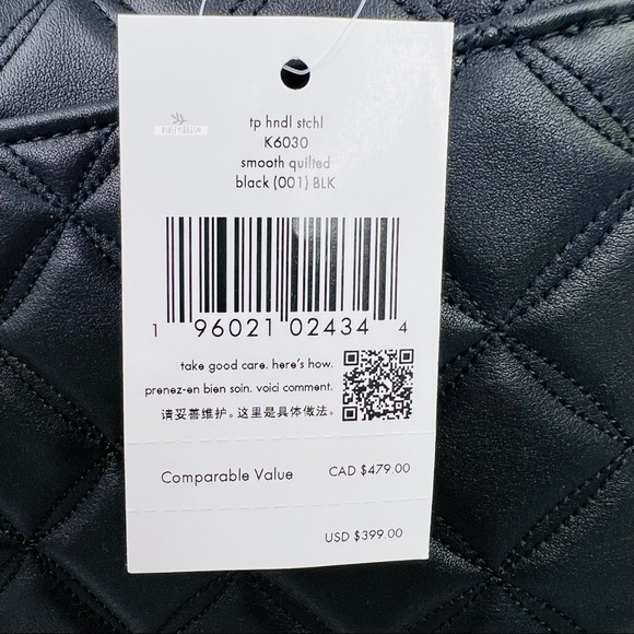 Kate Spade Natalia Quilted Leather Top Handle Satchel Crossbody & Medium Wallet - Picture 10 of 16